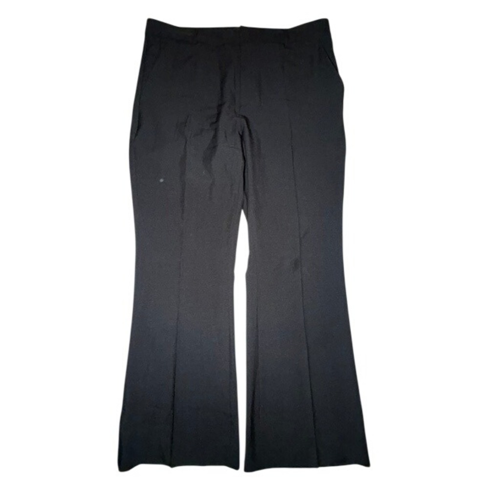 Banana Republic Sculpted Stretch Black Flare Leg Dress Pants Womens Size 16